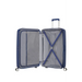 Среден куфар Soundbox American Tourister - полунощен темно