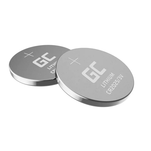 Зелен клетъчен блистер 10x литиева батерия CR2025 3V 160mAh