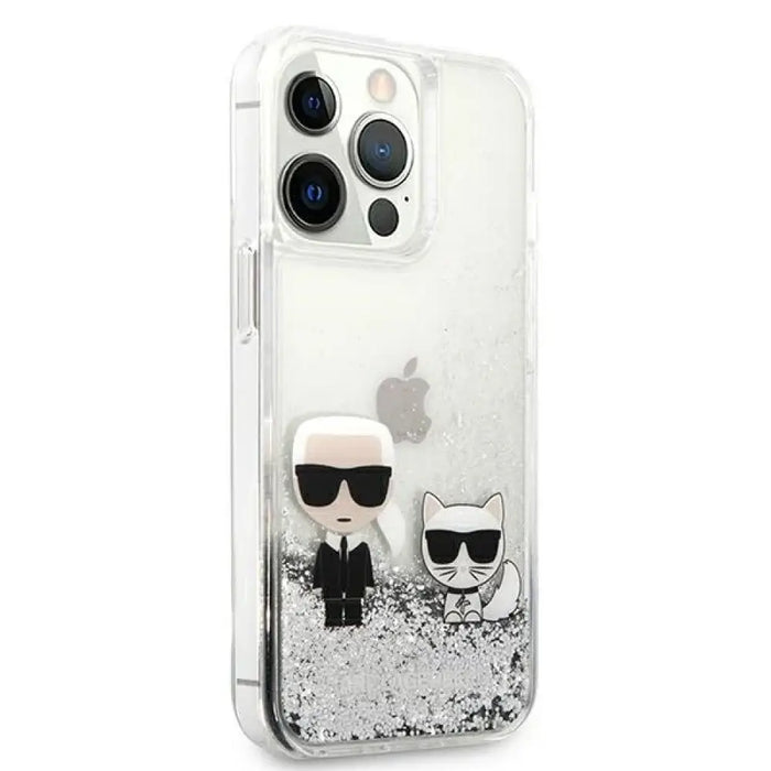 Калъф Karl Lagerfeld Liquid Glitter Karl&Choupette