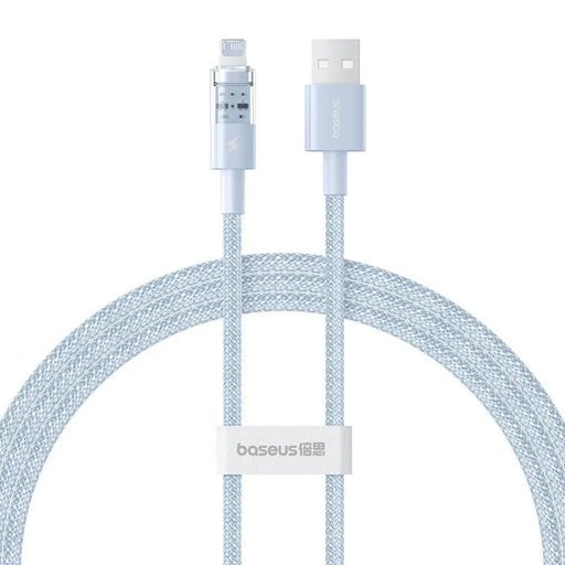 Кабел за бързо зареждане Baseus Gem USB to IP 2.4A 1 m син