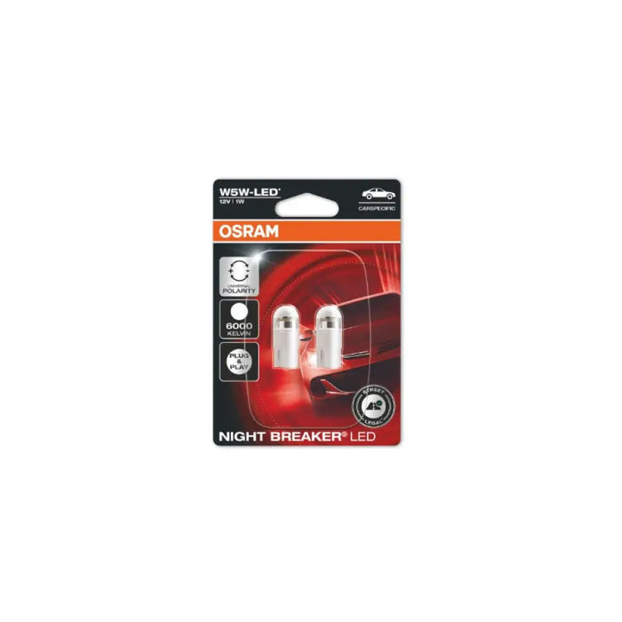 АВТОМОБИЛНА LED ЛАМПА 2825DWNBC-02B W5W 1W 12V W2.1X9.5D