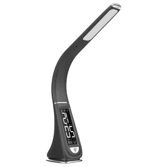 LED НАСТОЛНА ЛАМПА 5W 260 LM ДАТА/ЧАС/ТЕМПЕРАТУРА ЧЕРНА