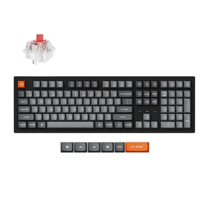 Безжична клавиатура Keychron K10 Max RGB Red Switch (черна)