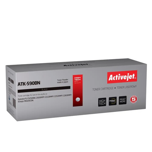 Тонер Activejet ATK-590BN (заместител за Kyocera TK-590BK;