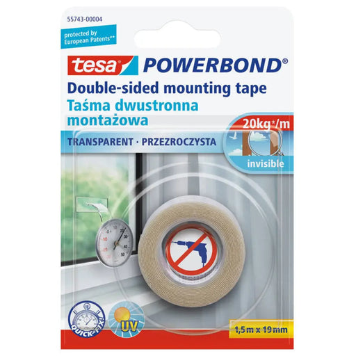 МОНТАЖНА ЛЕНТА ПРОЗРАЧНА TESA