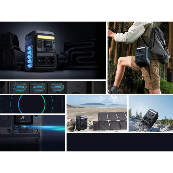 Преносима електростанция Anker SOLIX C300X 7