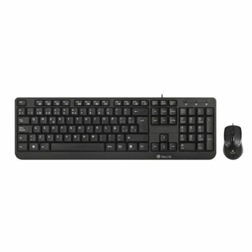 Клавиатура и оптична мишка NGS NGS-KEYBOARD-0271 Черен
