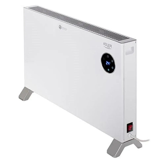 Конвекторен нагревател Adler AD 7752 LCD с дистанционно Бял
