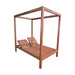 ГРАДИНСКИ ШЕЗЛОНГ ДВОЙКА С БЕСЕДКА MERANTI 210X134X212