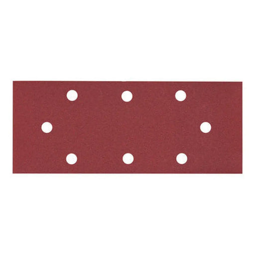 ШКУРКА ЗА ВИБРОШЛАЙФ 93Х230 ММ P80 8 ОТВОРА 10 БР RAIDER