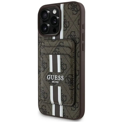 Калъф Guess 4G Stripes с портфейл Magsafe за iPhone 16 Pro