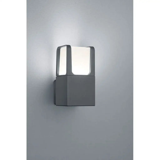 ГРАДИНСКА СТЕННА ЛАМПА E27 60W 20 СМ АНТРАЦИТ BELIGHT