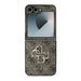 Кожен 4G метален лого калъф Guess за Samsung Galaxy Z Flip