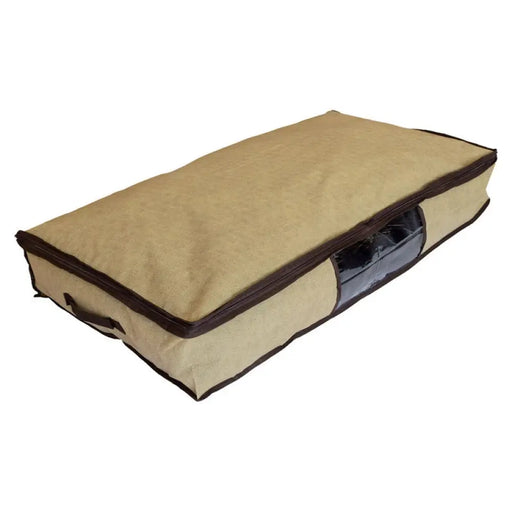 САК ЗА СЪХРАНЕНИЕ С ЦИП 90Х45Х15 СМ БЕЖОВ MAXHOME