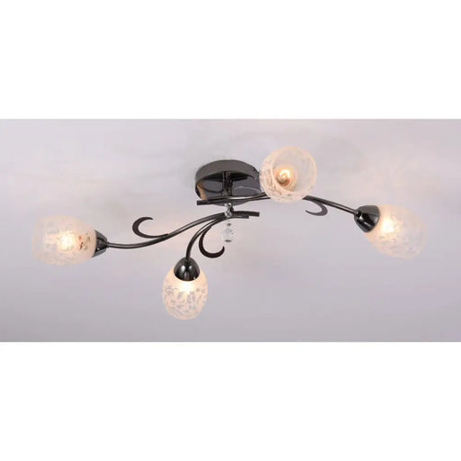 ПОЛИЛЕЙ ЧЕТВОРКА КРИСТАЛ/ГРАФИТ E27 ACIKOLIGHT