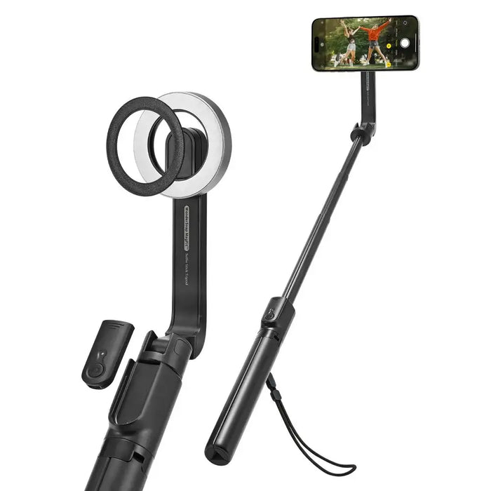 Селфи стик Spigen S580W MagSafe Bluetooth със статив - черен