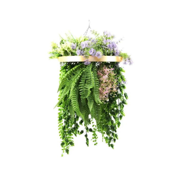 ДЕКОРАТИВНО ОЗЕЛЕНЯВАНЕ ВИСЯЩ РИНГ Ф40CM ПАПРАТ HD HD-10457