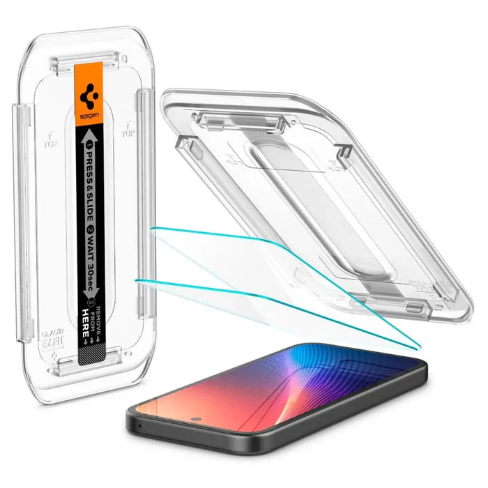 Комплект от закалено стъкло Spigen Glas.TR ’Ez Fit’ 2