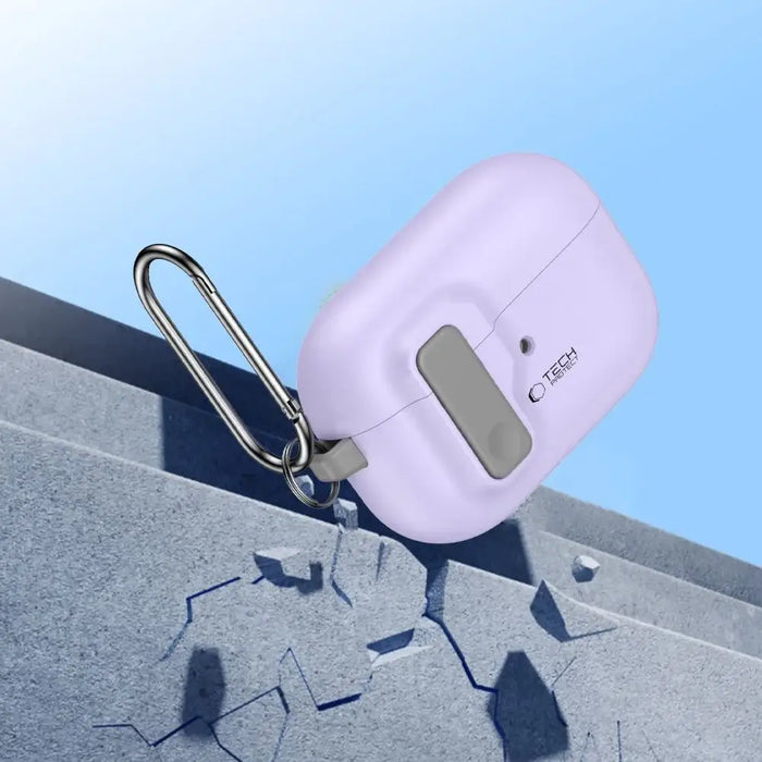 Тънък калъф Tech-Protect с карабинер за Apple AirPods Pro 1