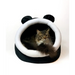 Легло за котка GO GIFT - черно и бяло - 40x45x34 см
