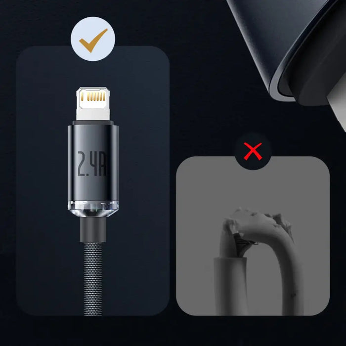 Кабел Baseus Crystal Shine Series USB кабел за бързо