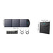 Соларно сгъваемо зарядно Choetech SC008 120W DC / USB-C