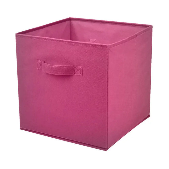 ТЕКСТИЛНА КУТИЯ MAXHOME 26Х26Х28 СМ. РОЗОВА