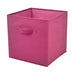 ТЕКСТИЛНА КУТИЯ MAXHOME 26Х26Х28 СМ. РОЗОВА