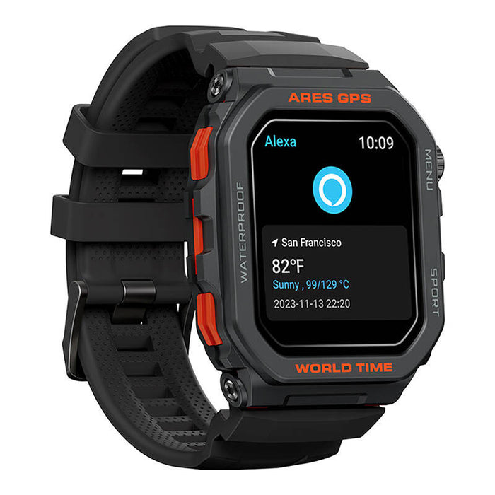Смарт часовник Zeblaze Ares GPS, Bluetooth 5.3, 380 mAh, черен