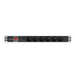 Разпределителен блок Lanberg (pdu) 19’’ 1U 16a 6x френски