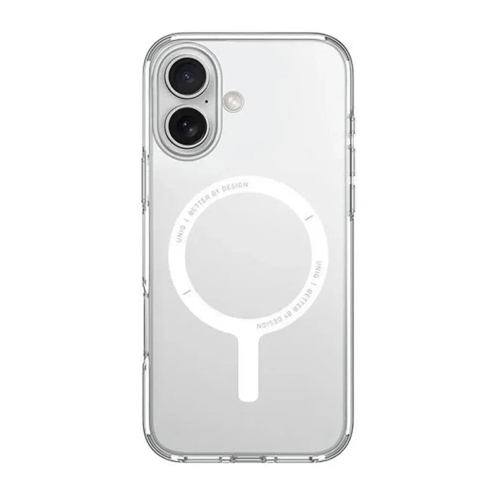 Прозрачен/прозрачен калъф за зареждане Uniq Clario iPhone