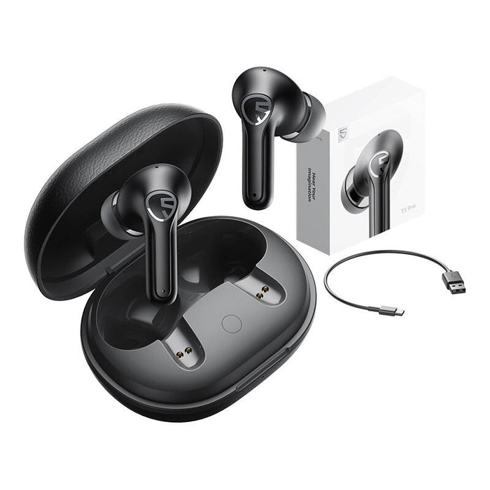 Безжични слушалки Soundpeats T3 PRO, ANC, IPX4, Bluetooth 5.4, черни