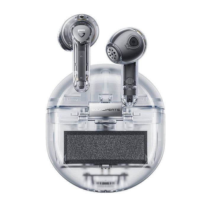 Безжични слушалки Soundpeats Air TP, Bluetooth 5.3, бели