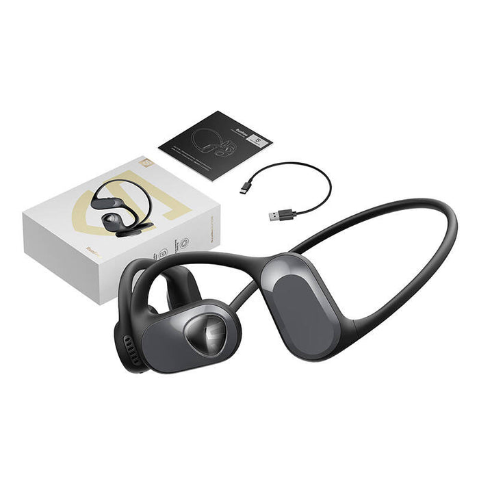 Безжични слушалки Soundpeats RunFree, Bluetooth 5.3, IPX7, черни