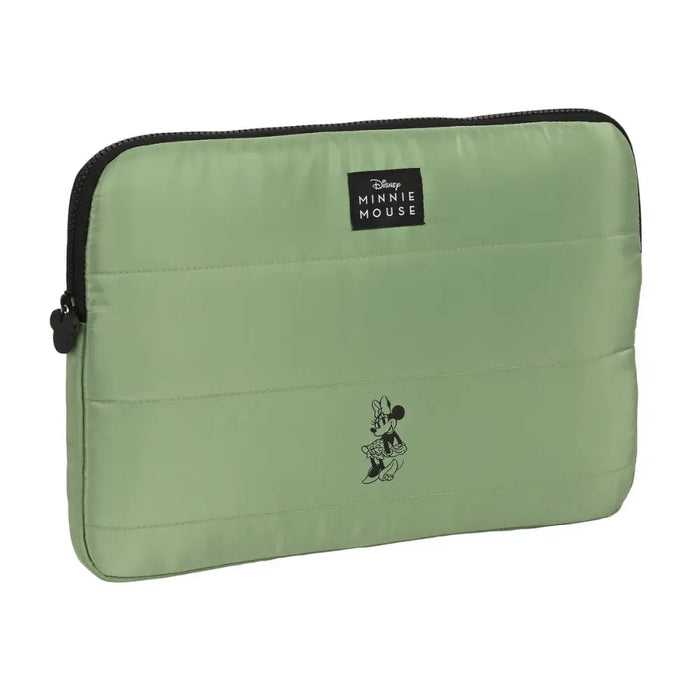 Калъф за каптоп Minnie Mouse Mint shadow Военно зелено 34 x
