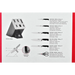ZWILLING Четиризвезден комплект ножове/блокове за прибори 7