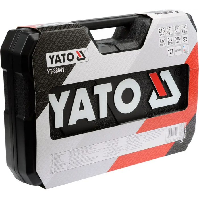 Комплект торцови ключове YATO YT-38841 1/4’’ 3/8’’ 1/2’’