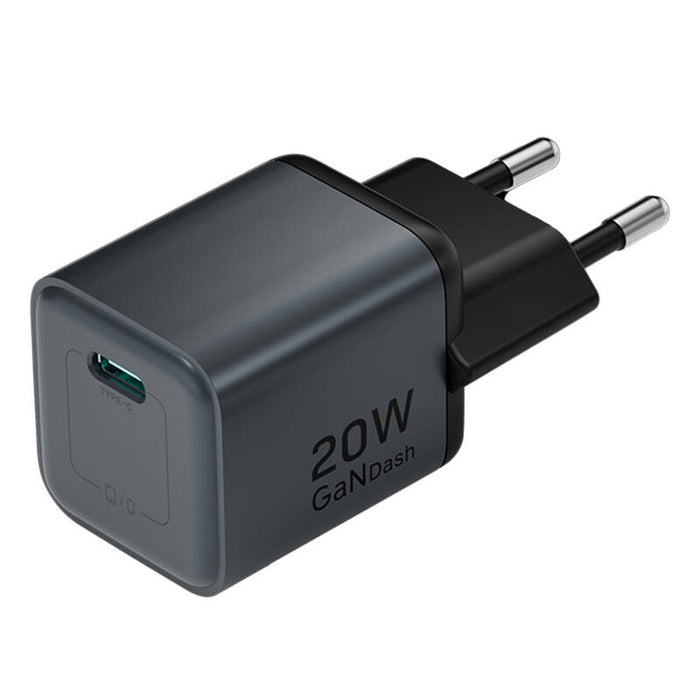 Зарядно Vention, USB-C, GaN, 20W, сиво
