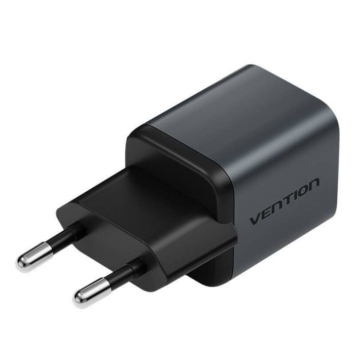 Зарядно Vention, USB-C, GaN, 20W, сиво