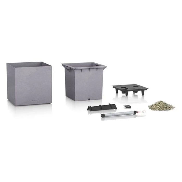 КАШПА 30X30CM С НАПОИТЕЛНА СИСТЕМА LECHUZA CANTO