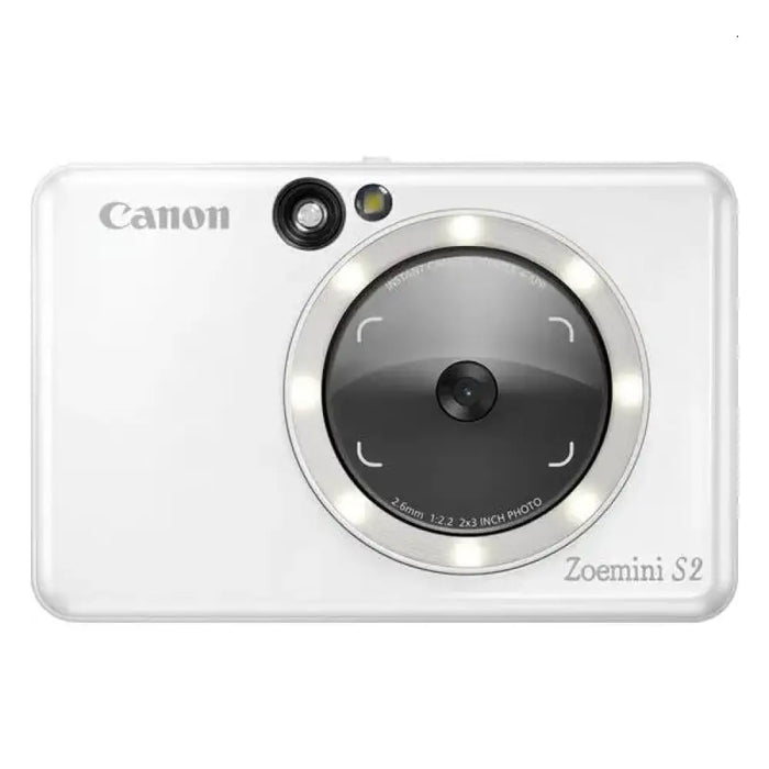Моментален фотопринтер Canon Zoemini S2 ZV223 перлено бял