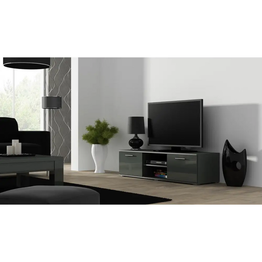 Стойка за телевизор Cama SOHO 140 сив/сив гланц