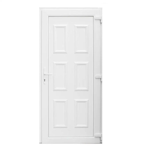 ВХОДНА ВРАТА PVC С ДЕКОРАТИВЕН ПАНЕЛ PROFILINK БЯЛА 90X200