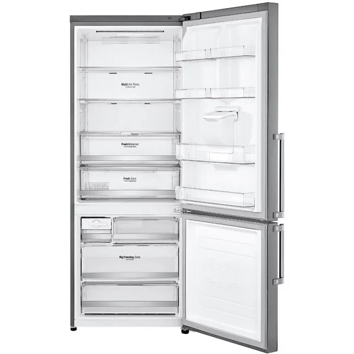 Хладилник с фризер LG GBF567PZCMB + Уред за готвене Tefal