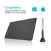 Графичен таблет HUION H950P 5080 lpi 220 x 137 mm USB Черен