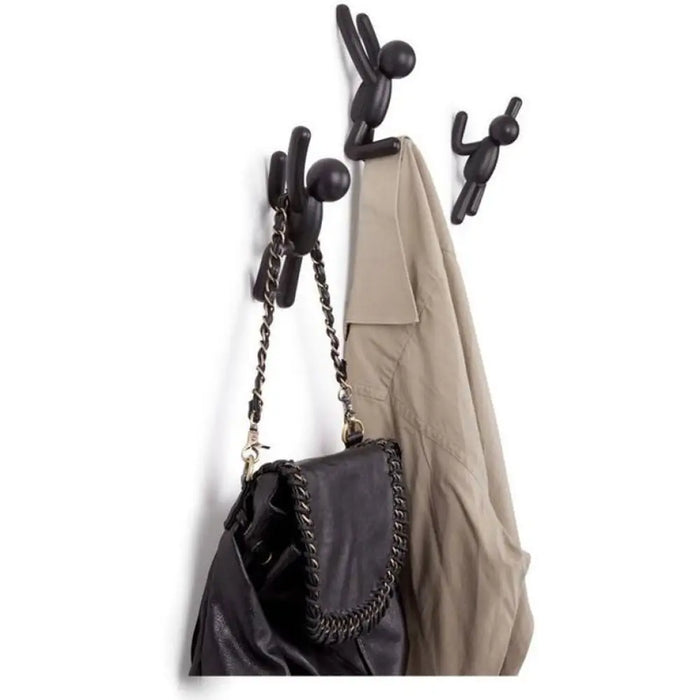 ЗАКАЧАЛКИ ЗА СТЕНА BUDDY 3БР ЧЕРЕН UMBRA