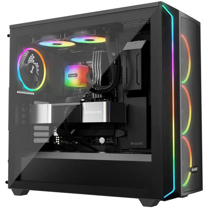 мълчи! LIGHT LOOP 240 мм черен процесор Всичко в едно течен