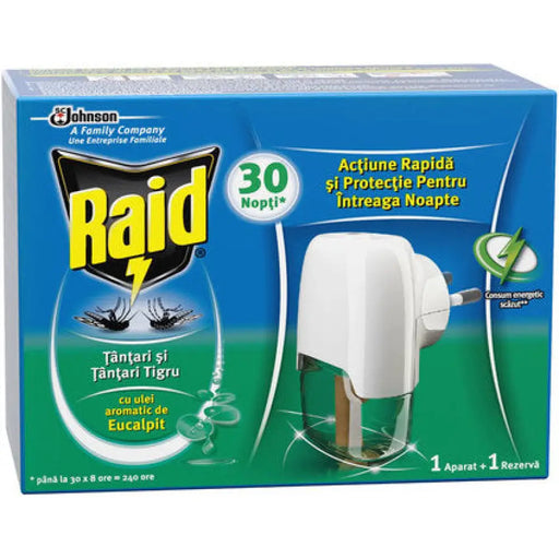 ИЗПАРИТЕЛ С ПЪЛНИТЕЛ ЕВКАЛИПТ 21ML RAID