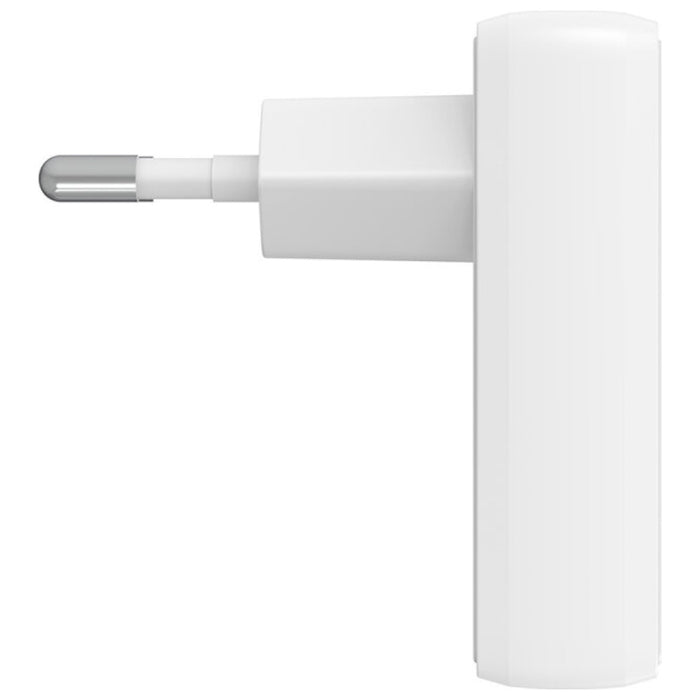 Зарядно 4smarts FlatPlug Duos 20W GaN + USB-C, бяло