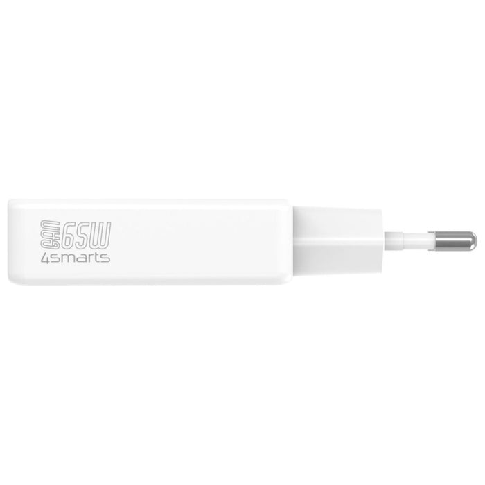 Зарядно 4smarts PDPlug Slim Dual 65W GaN, бяло